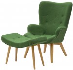 Кресло с подставкой для ног Waltz Green
