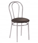Scaun pentru bucătărie Nowy Styl Tulipan Chrome V-3 Brown