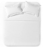 Простынь на резинке Askona Home 140 x 200 см White Snow