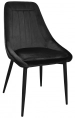Стул для кухни DP Florida Catifea Black (Hlr66)