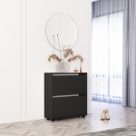 Dulap pentru pantofi Mobildor Leo 2 uși 86x80x27 cm Anthracite