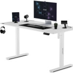Masă gaming Sense7 Nojo 140 x 70 cm White