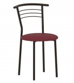 Scaun pentru bucătărie Nowy Styl Marco Black V-25 Burgundy