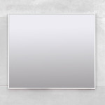 Oglindă simplă Bayro Modern Î 90 x 80 cm White