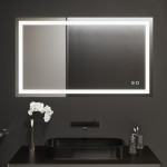Oglindă cu iluminare LED Bayro Elipso 120 x 80 cm 