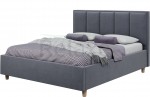 Кровать Capri 120 x 200 см Dark Grey