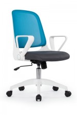 Fotoliu de birou ART Smart Point Blue/White