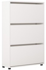 Шкаф для обуви Mobildor Leo 3 двери 125x60x27 см White