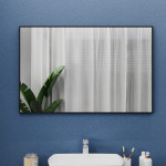 Простое зеркало Bayro Modern З 120 x 80 см Antracit