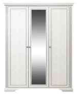 Dulap Yasen White 3D2S Pin Argentiu