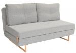 Canapea dreaptă extensibilă DP LM-105 150cm Grey