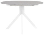 Masă extensibilă Argon Loft White/Concrete