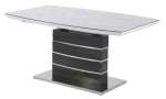 Раздвижной стол Yasen DT-2417-1 White+Black+Brown