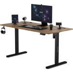 Masă gaming Sense7 Nojo 140 x 70 cm Black Oak