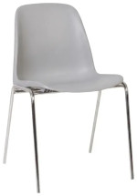 Scaun pentru bucătărie Besta chrome Grey