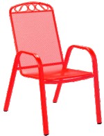 Scaun pentru casă de vară Villager Melfi Red
