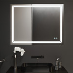 Oglindă cu iluminare LED Bayro Corsa 100 x 80 cm 