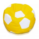 Кресло-мешок Bean Bag Мяч Eco XL Yellow/White