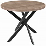 Кухонный стол DP Torino Rondo Колониал/Black