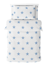 Lenjerie de pat pentru adolescenți "Soft Dreams" 145 x 210 cm Stars Blue