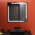 Oglindă cu iluminare LED Bayro Smart 80 x 80 cm