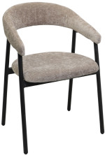 Scaun pentru bucătărie DP Leto Brown (DAVIS-VIBE-21) + Black Legs