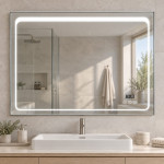 Зеркало с LED подсветкой Bayro Alfa 3C 100 x 80 см 