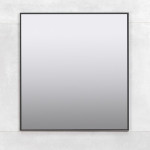 Простое зеркало Bayro Modern З 70 x 80 см Antracit