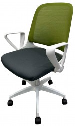 Fotoliu de birou ART Smart Point Green/White