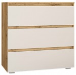 Комод Yasen Duo 800 3S White/Дуб Артизан