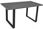 Masă de bucătărie DP Hana 150x80 cm Marmură neagră/Black