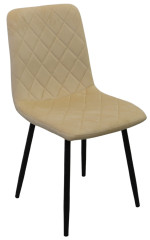 Стул для кухни DP Orlando Beige (HLR-6)+Black legs
