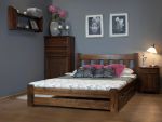 Деревянная кровать MM Мила 160 x 200 см Орех
