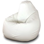 Fotoliu sac Bean Bag Pară Eco Max L White