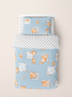 Lenjerie de pat pentru copii TEP "Tepik" 140 х 105 cm Safari friends