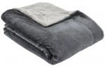 Cuvertura Blanket Double Soft S.Oliver 150 x 200 cm Anthracite/Light grey