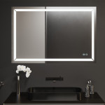 Oglindă cu iluminare LED Bayro Corsa 120 x 80 cm 