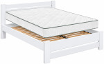 Pat Karoline în set cu salteaua Clasic Plus 160 x 200 cm Alb