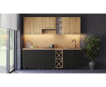 Bucătărie în serie Fabrik Home Basalt 2.5 m 