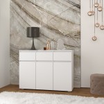 Comoda Yasen Richie 1200 3D3S White