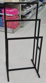 Cuier de podea Mobildor Suport pentru prosoape 3 Black