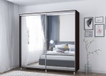 Dulap-cupe Mobildor Aron 220x220x60 cm Wenghe