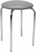 Taburet DP Chico Chrome Grey