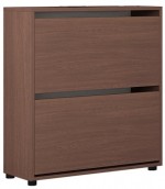 Шкаф для обуви Mobildor Leo 2 двери 86x60x27 см Wenge