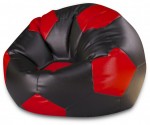 Кресло-мешок Bean Bag Мяч Eco XL Red/Black