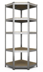 Стеллаж Horeca Nex Budget 180 x 70 x 40 cm (угловой) Galvanizat