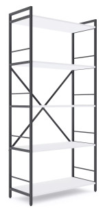 Стеллаж Nex Loft 170 Anthracite/ White snow