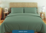 Set de lenjerie pentru pat Relaxe Home Soft Dreams 200 x 220 cm Green-Gray