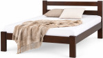 Деревянная кровать Mebel Lev SONIA 140 x 200 см Темный орех