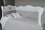 Детское постельное бельё Perna Mea Комплект Confort Stele 120x60 см Grey